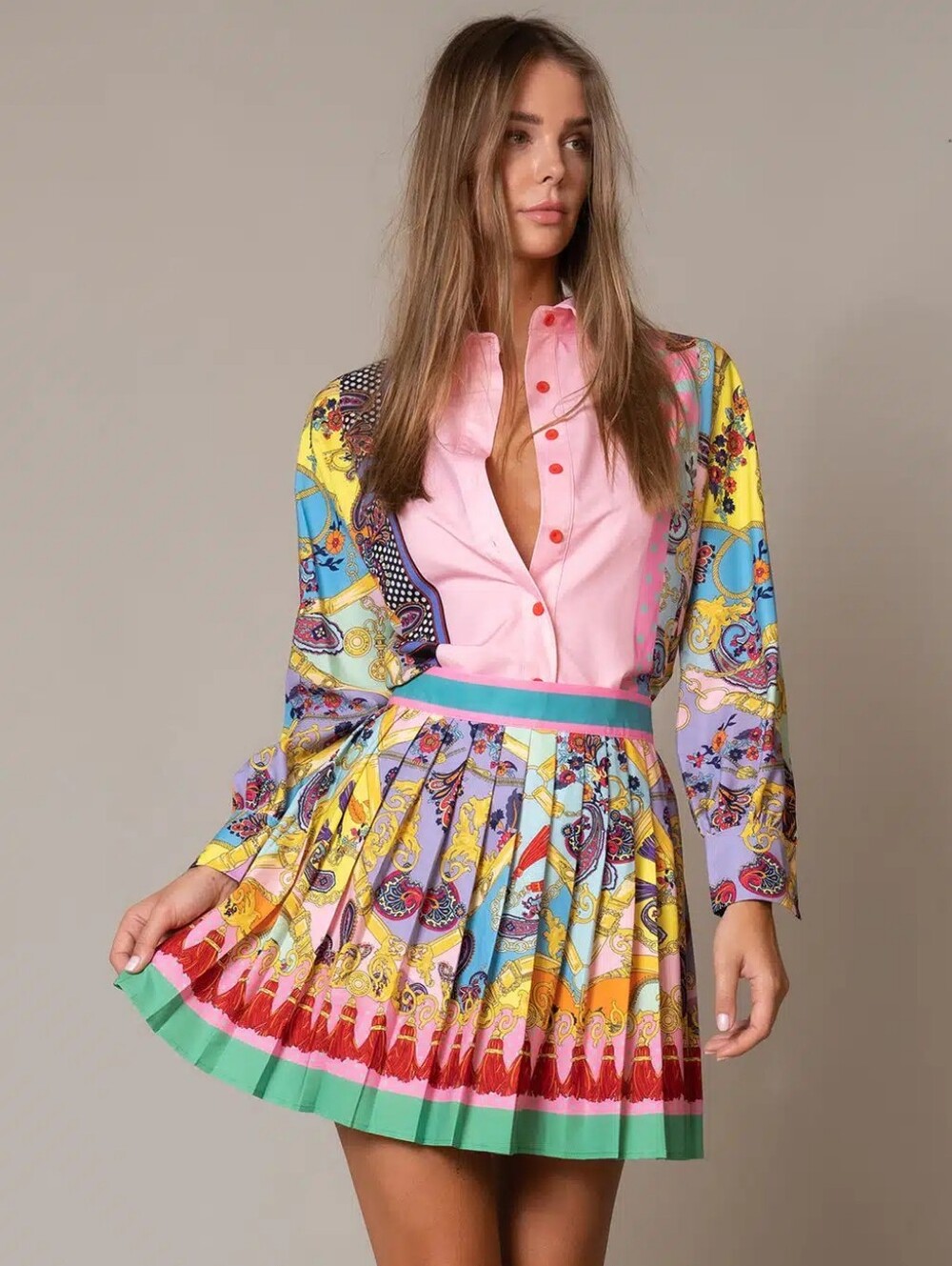 Z Crave 2 Piece Blouse Skirt